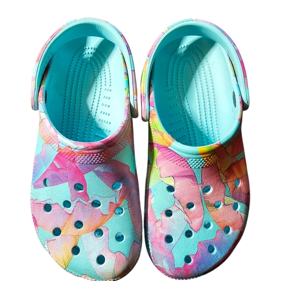 CROCS Shoes - Crocs Colorful Clogs, Womens Sz 6